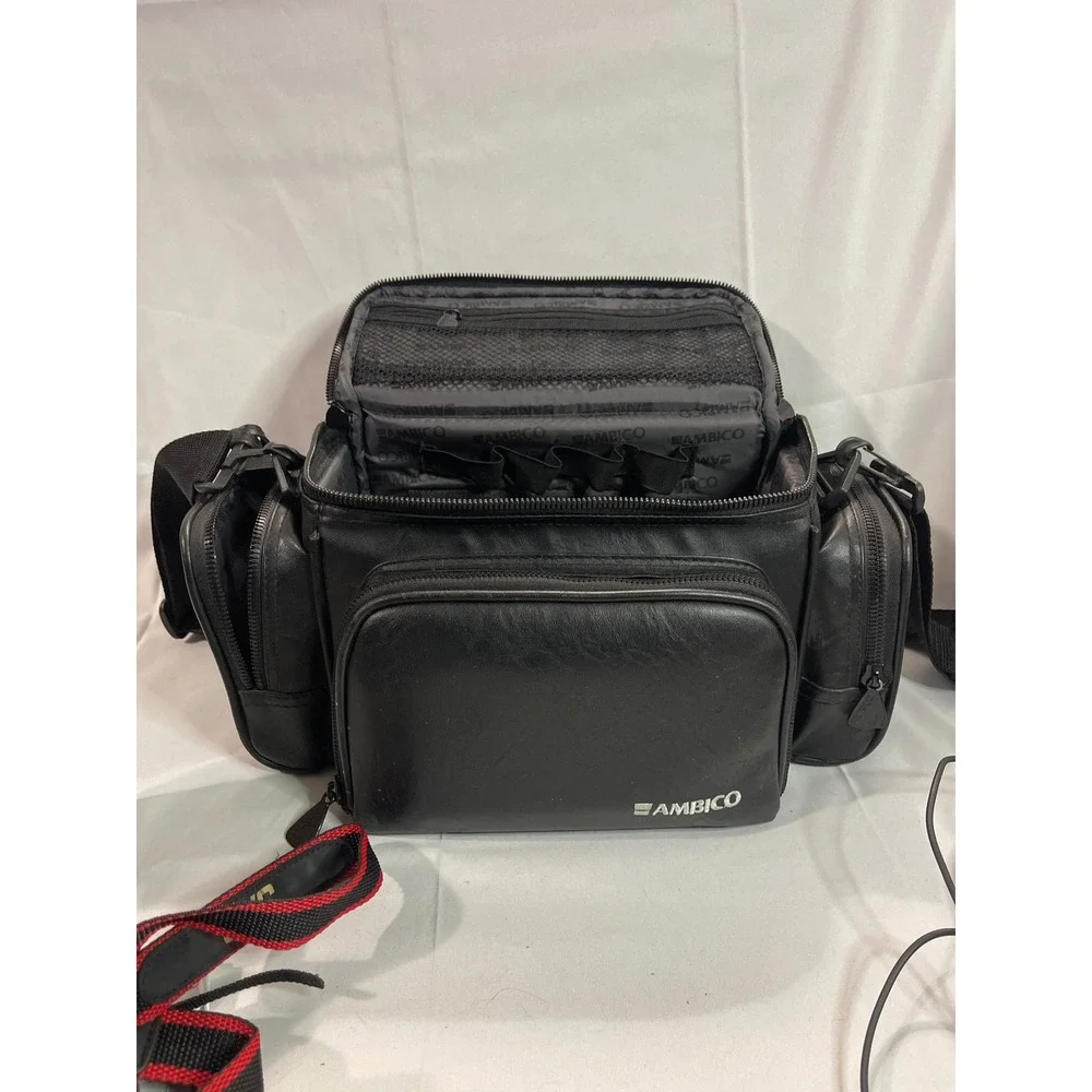 JVC GR-AXM230 Compact VHS Camcorder Bundle with Bag Manual and Fujifilm TESTED
